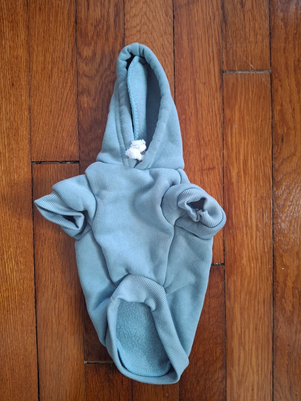 Animal Hoodie for Cats and Dogs, Light Blue, Size Small